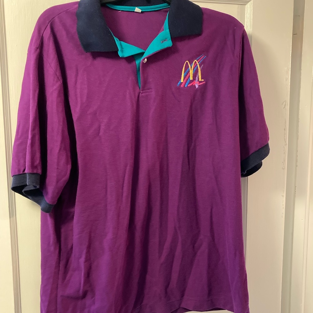 Vintage Retro McDonald’s Polo XL